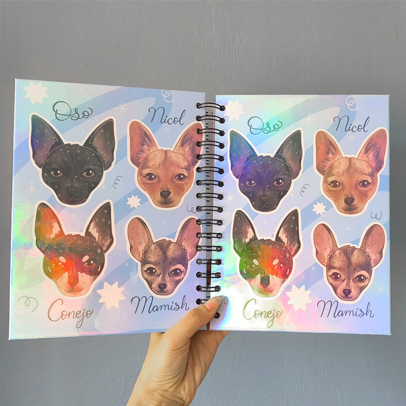 Libreta holográfica