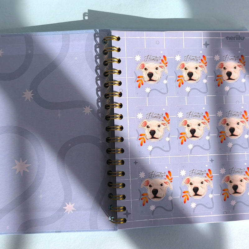 Libreta glitter