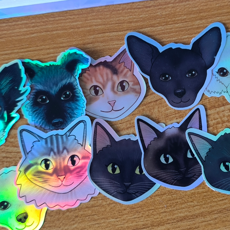 Stickers holográficos